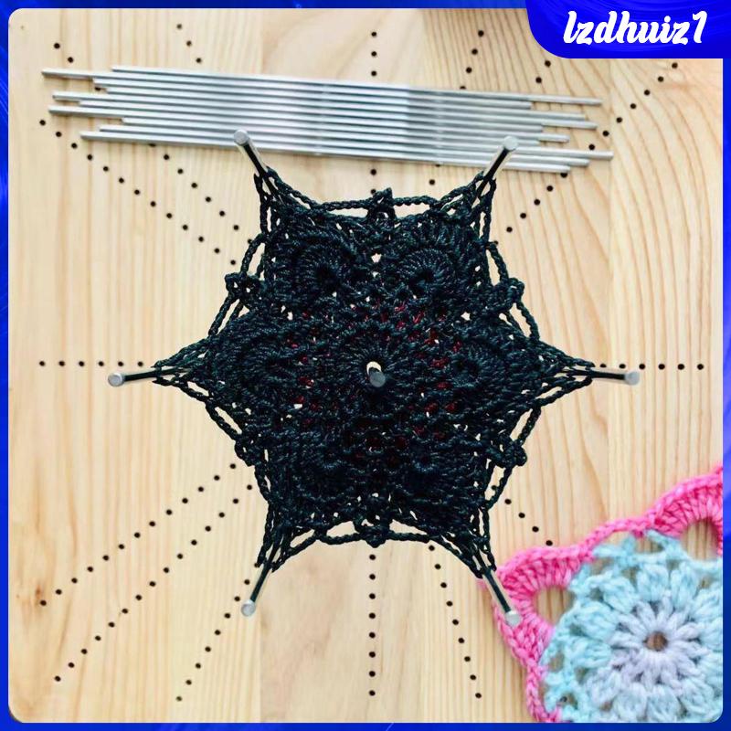 Bảng Chặn Đan Len Với 10 Ghim Siêu Bền Tiện Dụng