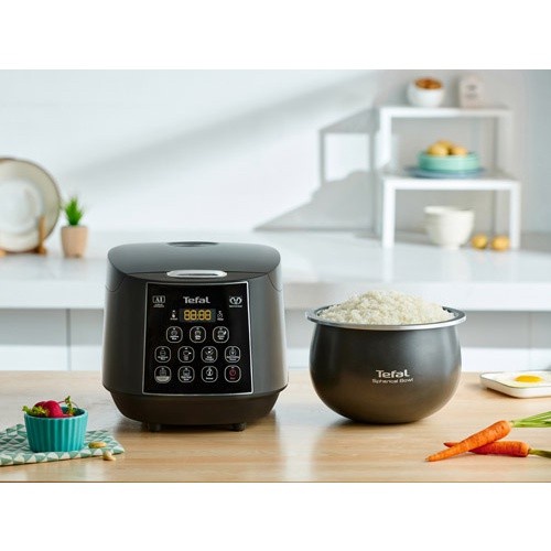 Nồi cơm điện tử Tefal RK736B68 1.8 lít 750 W lòng nồi chống dính - Chính hãng BH 24 tháng