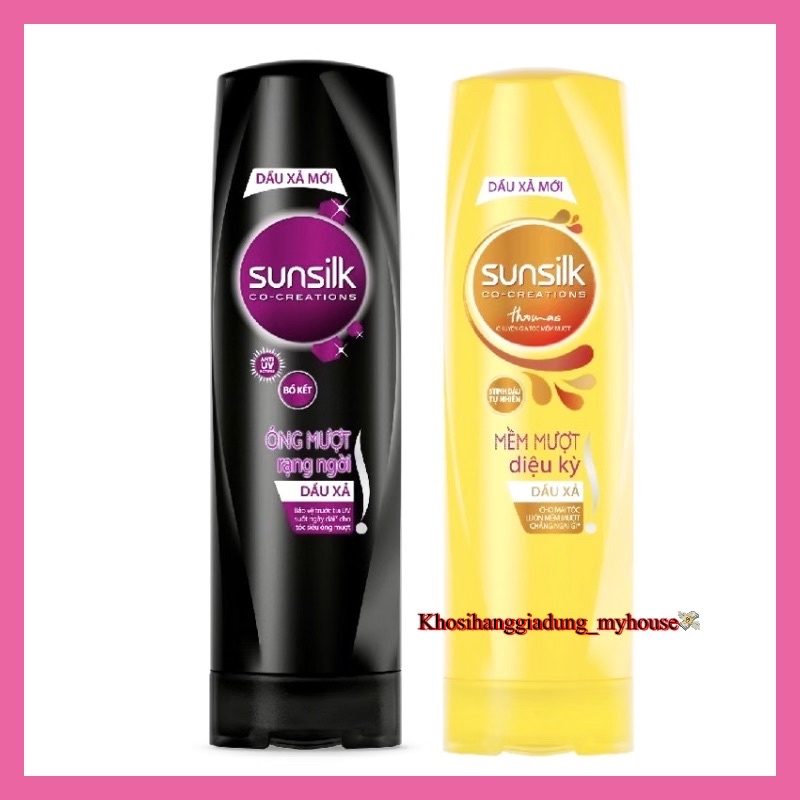 Dầu gội Sunsilk mềm mượt dịu kì 650g và 170g
