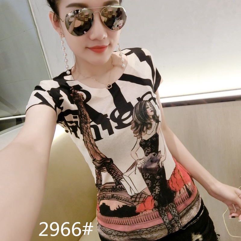 Áo Thun Dáng Ôm Thời Trang Mùa Xuân Hè 2020 Phong Cách Châu Âu | BigBuy360 - bigbuy360.vn