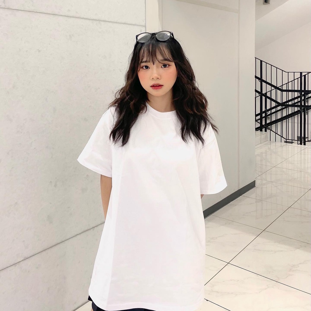 Áo Thun Tay Lỡ BASIC 6 Màu Trơn Phông Unisex Nam Nữ Cotton Oversize Form Rộng LUNACY | BigBuy360 - bigbuy360.vn