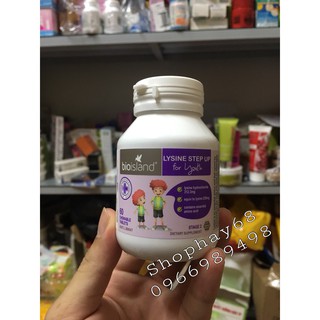 Bioisland Lysine tăng chiều cao cho bé 60 viên (date 2020)