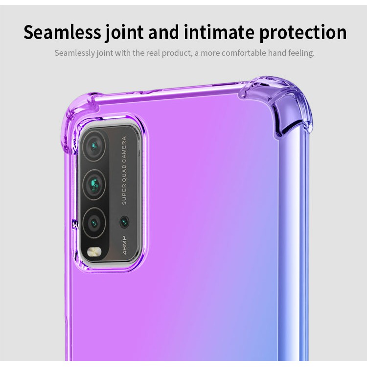 ỐP LƯNG REDMI 9T / POCO M3 DẺO ĐA SẮC LỒI 4 GÓC CHỐNG SỐC CHỐNG Ố VÀNG