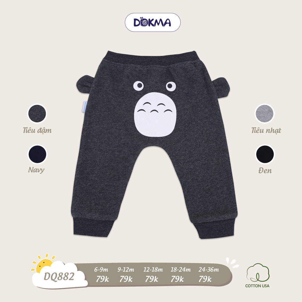 Dokma - Quần nỉ lót bông mông thú 9-36M DQ882 DQ1228