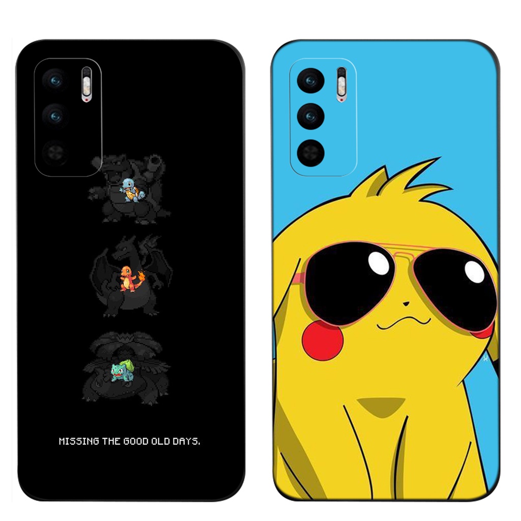 Ốp Điện Thoại Mềm In Hình Pikachu Pokemon Cho Xiaomi Redmi Note 11 9T 10 9 9S K20 Pro Max JE180 Mới
