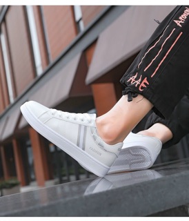 Giày bata thể thao xám trắng