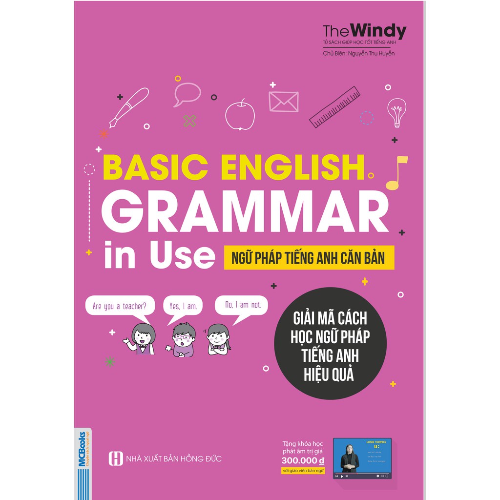 Sách Ngữ Pháp Tiếng Anh Căn Bản Basic English Grammar In Use Bìa Tím MCFO8766