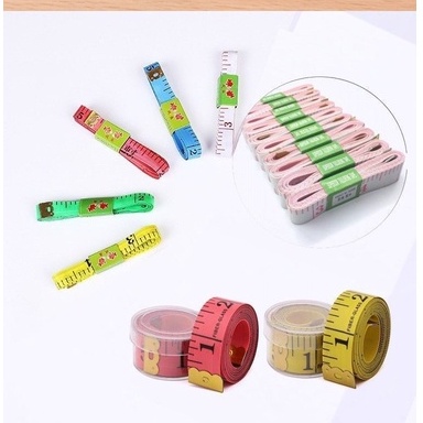 Thước dây, thước đo vòng eo vòng ngực, đo cơ thể 1.5m tiện dụng tặng kèm đơn hàng