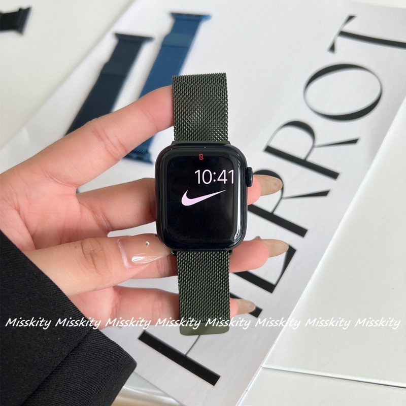 Dây Đeo Inox Milanese Cho Đồng Hồ Thông Minh iWatch Series Ultra 8 7 SE 3 4 5 6 2 49mm 45mm 41mm 44mm 40mm 38mm 42mm