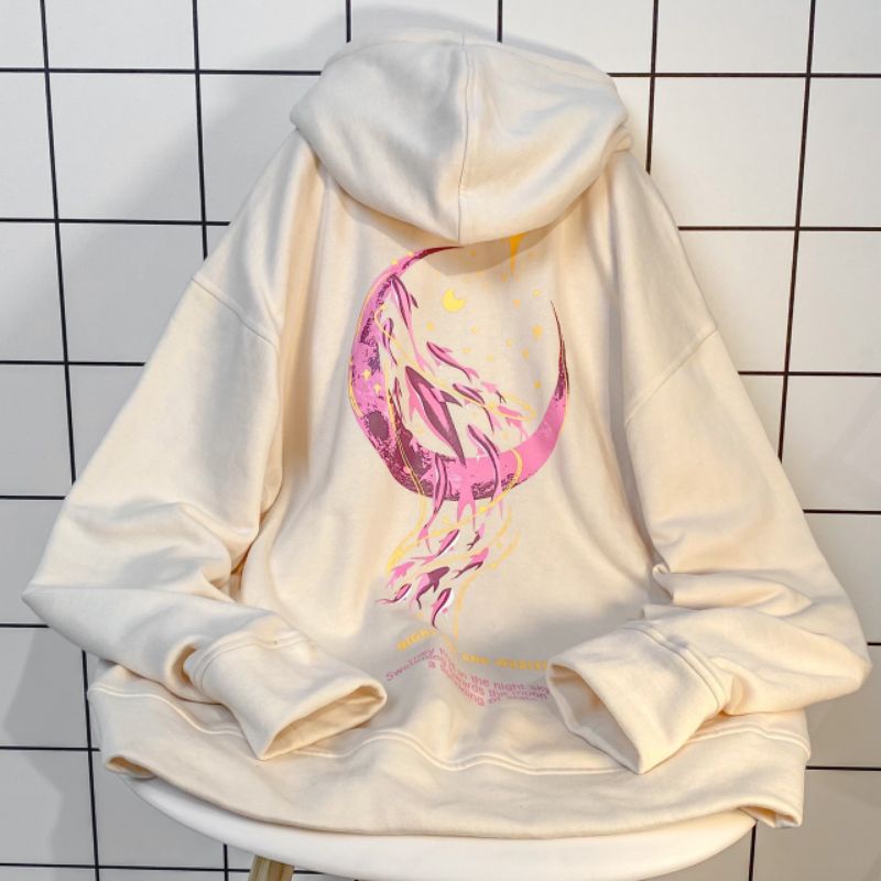 Áo Khoác Hoodie Form Rộng Phối Zip Unisex SKY Vải Nỉ Bông Nhẹ | BigBuy360 - bigbuy360.vn