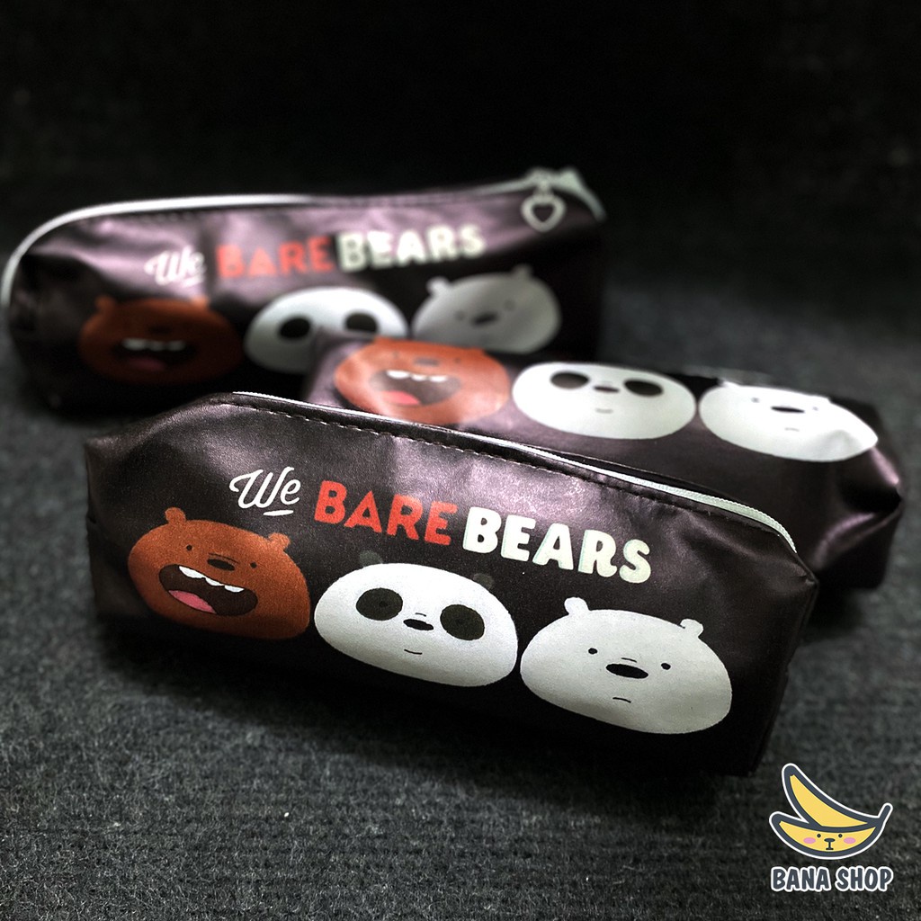 Hộp bút bóp viết Chúng tôi đơn giản là anh em gấu bare bear WBB
