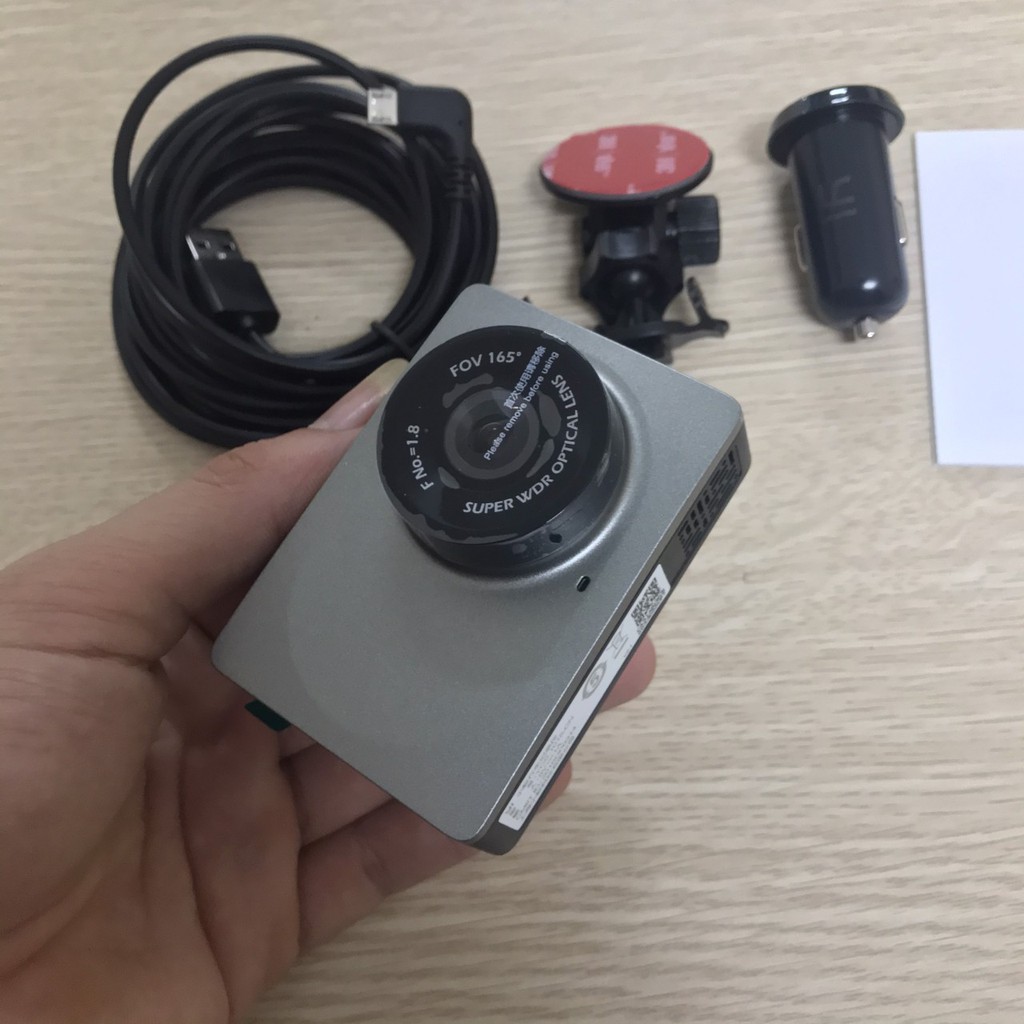 Yi Xiaomi 2k Camera hành trình ô tô xe hơi Xiaomi Yi tiêng anh kèm thẻ nhớ tốc độ cao