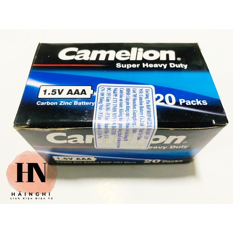 PIN AAA (3A) CAMELION HỘP 40 VIÊN 1.5V