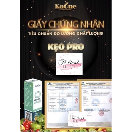 Kẹo táo giảm cân Kaone + Kẹo Pro xổ mỡ vành ruột dành cho người bị lờn, cơ địa khó giảm (Combo 2 món)