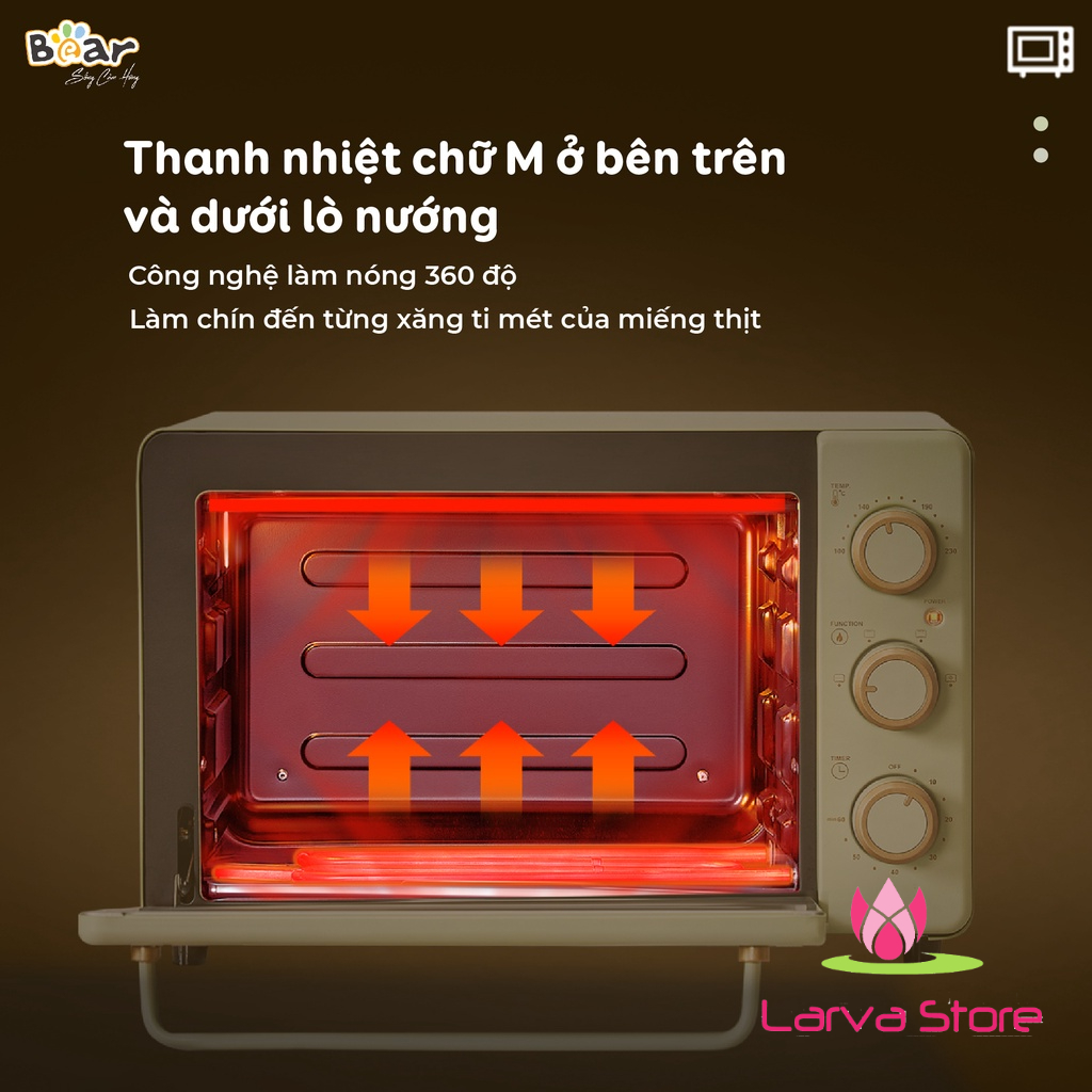 Lò Nướng Điện Đa Năng BEAR DKX-C20R5 Dung Tích 20L