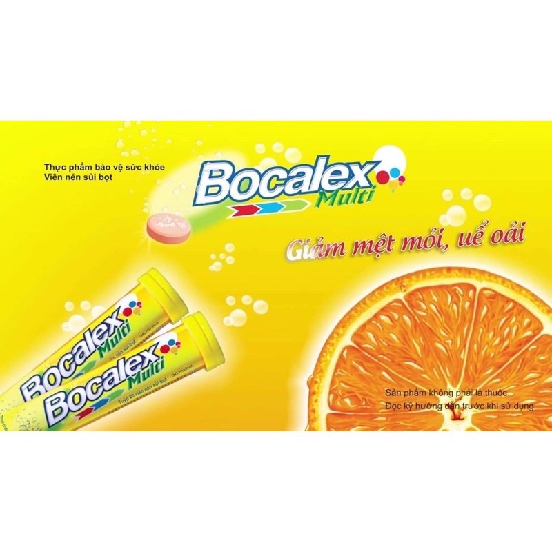 Viên sủi Multivitamin Bocalex Multi - Tube 20 viên