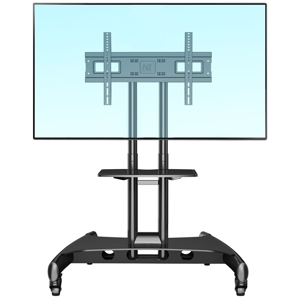 Giá treo tivi di động NB AVA1500-60-1P 32-70 inch, chân đế 1700A 32-75 inch đầy đủ khay camera, chỗ để CPU