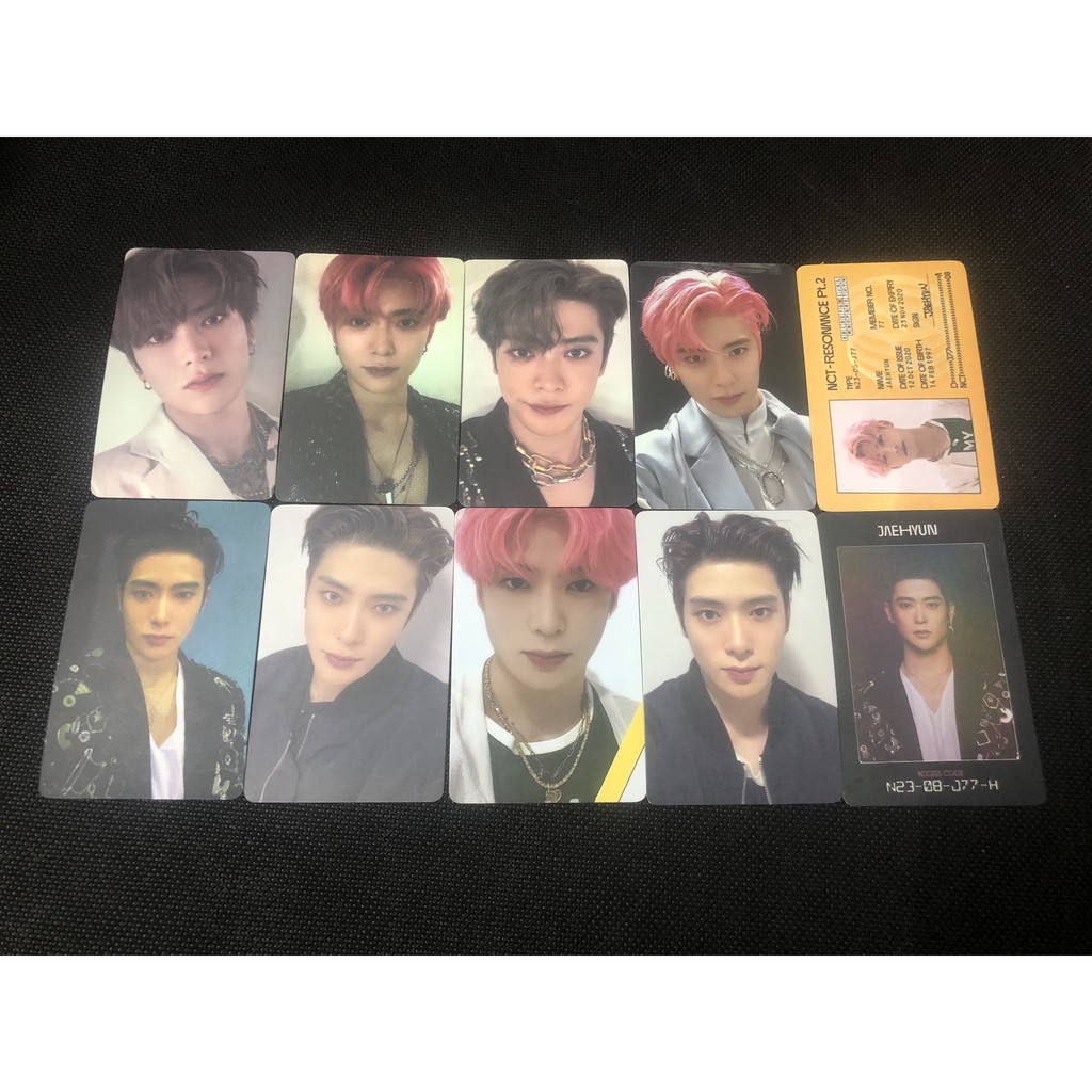Bộ ảnh photocard fanmade NCT 2020 JAEHYUN Resonance Pt.1 Pt.2