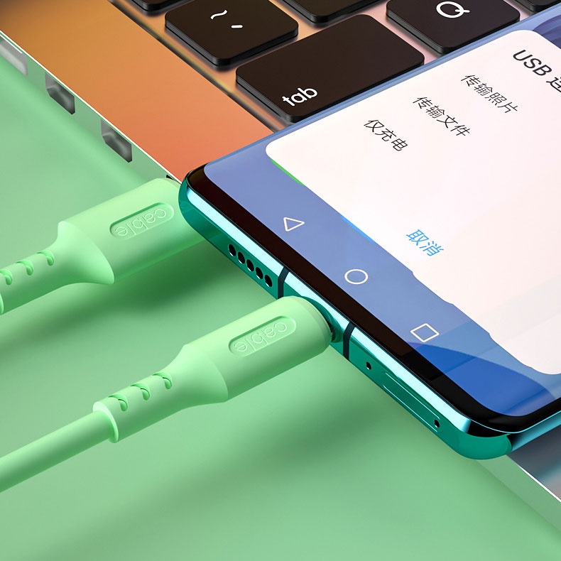 1M Dây cáp sạc nhanh cổng Micro USB Type C dành cho IP