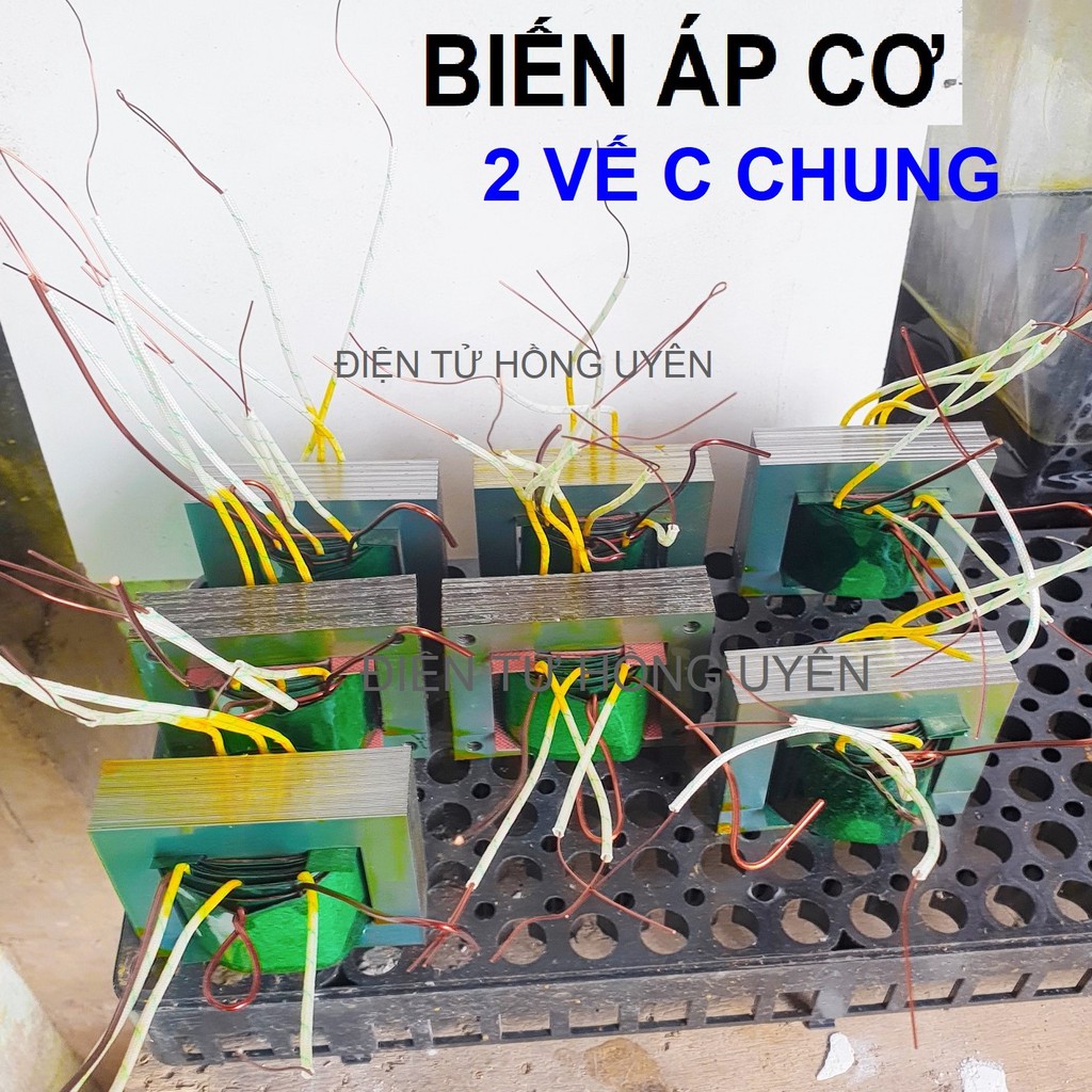 Biến áp cơ 2 vế 16d718 - 18d718 c chung, Biến áp tần số cao, quấn từ dây dồng thái nguyên chất