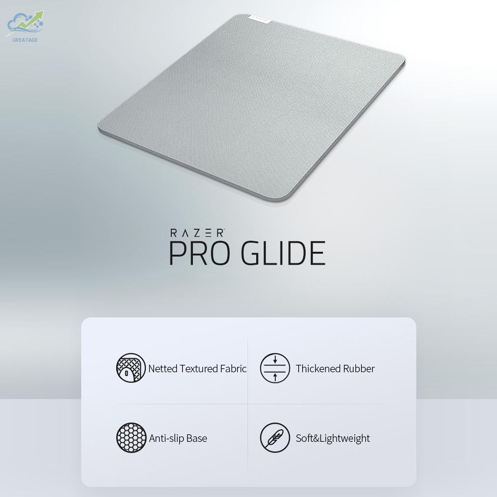 g☼Razer Mouse Pad Pro Glide Mouse Pad Soft High-Density Rubber Foam Mouse Mat Anti-Slip Mouse Pad 360*275*3mm