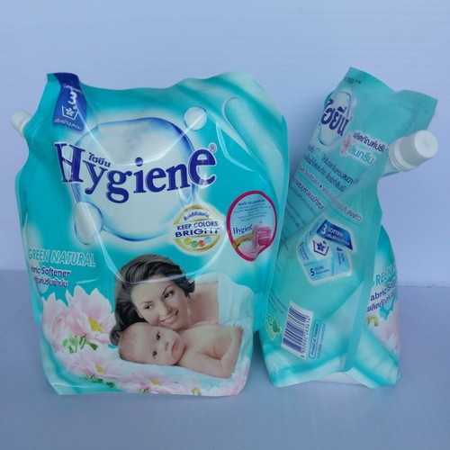 Nước xả vải Hygiene (túi 1800ml) màu xanh lá