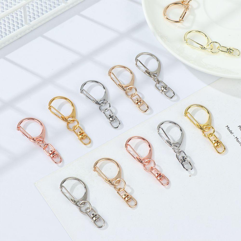 Set 10 Móc Khóa Kim Loại Dùng Để Làm Đồ Thủ Công