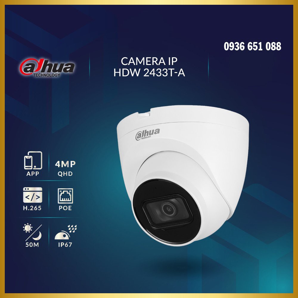 Camera Dahua 2433 T-A-POE
