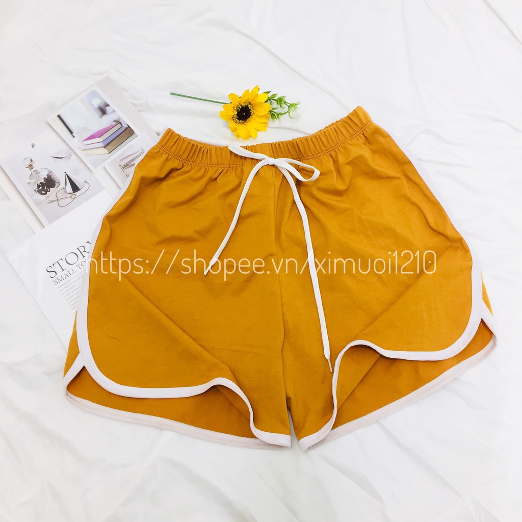 Quần Short Viền Đùi_Short Nữ Lưng Chun_Kiểu dáng thể thao trẻ trung năng động [Ảnh+Video Thật] | BigBuy360 - bigbuy360.vn