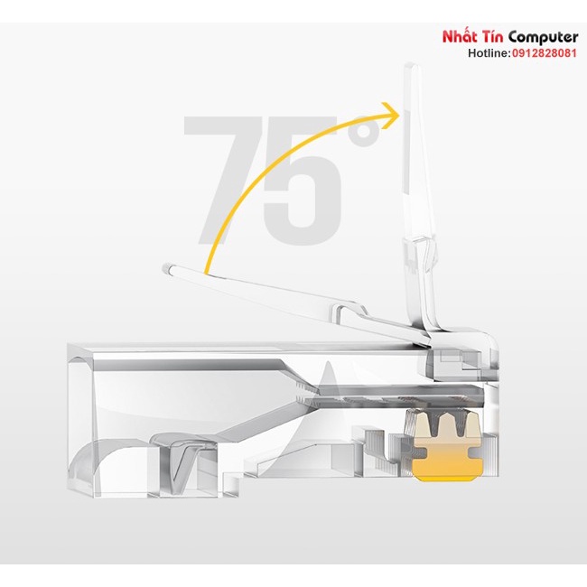 Hạt mạng RJ45 Cat6 chính hãng Ugreen cao cấp