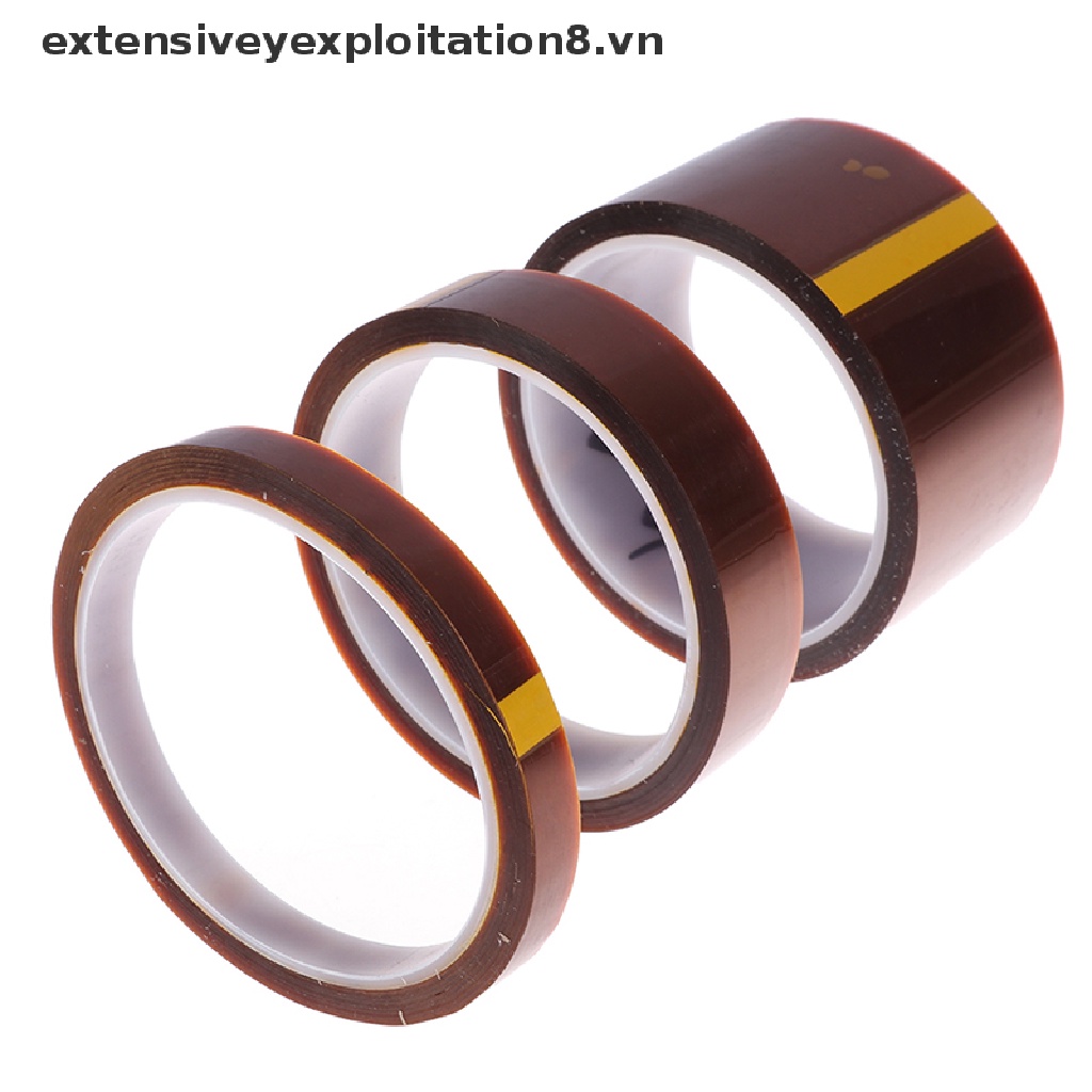 Cuộn băng keo polyimide chịu nhiệt độ cao dài 33mm đa năng tiện dụng