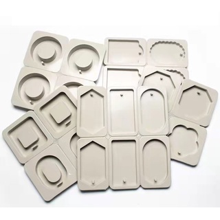 Khuôn Silicone Làm Xà Phòng Sáp Thơm Hình Vuông