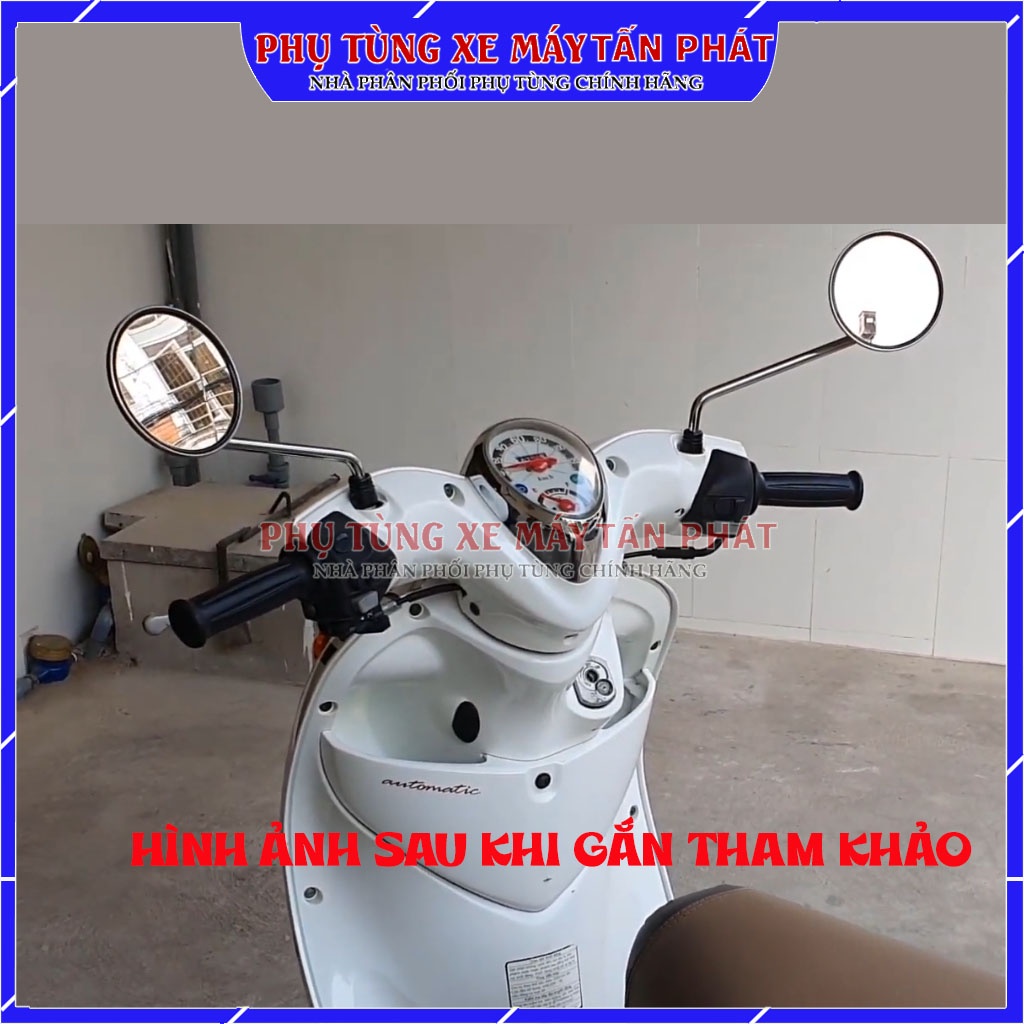 Gương Chiếu Hậu, Kính Chiếu Hậu Xe Máy Mio, Acruzo, Nozza, Grande, Luvias, Freego, Latte Chính Hãng Yamaha