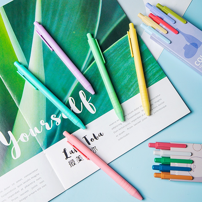 Bút Mực Gel Morandi 0.5mm 5 Màu Sắc