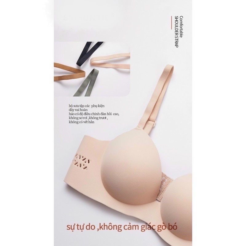 ÁO LÓT KHÔNG GỌNG NÂNG ĐẨY THÔNG HƠI CAO CẤP SYMUNTIE | BigBuy360 - bigbuy360.vn