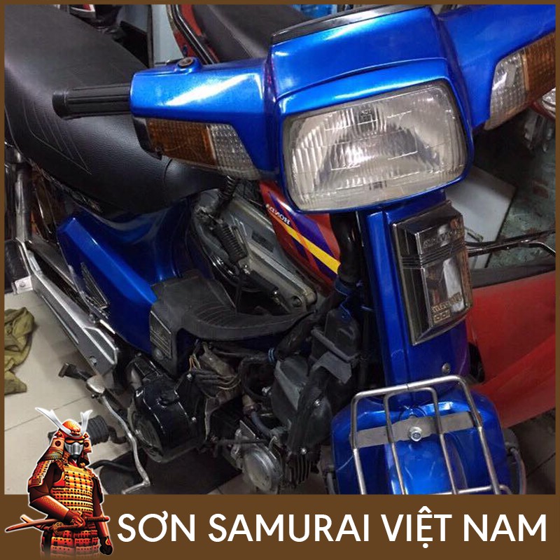 Chai sơn samurai màu xanh kim loại Y9094 - Sơn Samurai