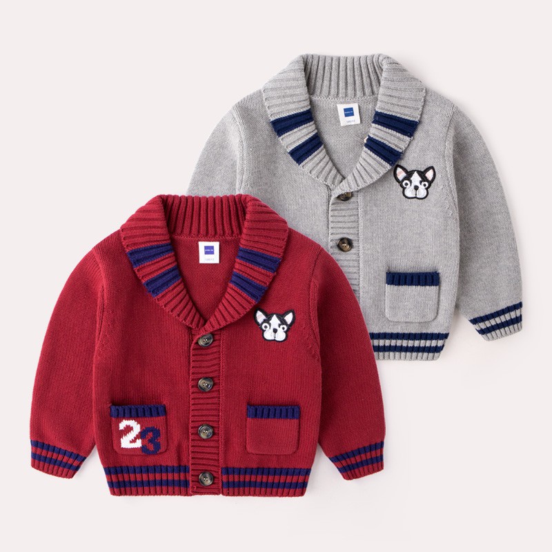 [ Độc và Lạ ] Áo khoác len cardigan bé trai - AB003
