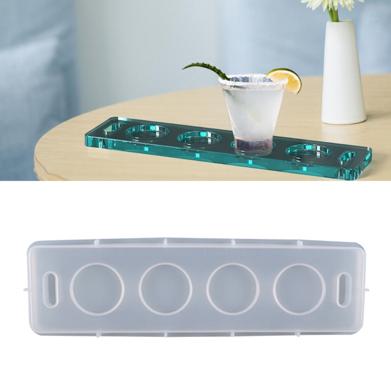Khuôn Silicone Làm Đế Lót Ly Rượu Vang Thủ Công Nghệ Thuật DIY