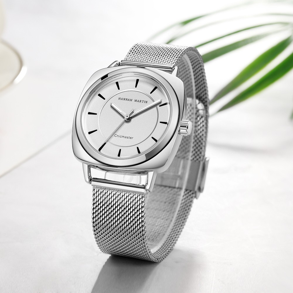 Đồng hồ nữ Hannah Martin chính hãng - Model HM-106 - dây thép không gỉ - bảo hành 1 năm | BigBuy360 - bigbuy360.vn