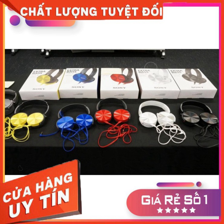 [GIÁ RẺ NHẤT] [CHẤT LƯỢNG SỐ 1]  Tai nghe SONY MDR-XB450 Chụp Tai Thời Trang Cao Cấp - Âm Thanh Cực Hay