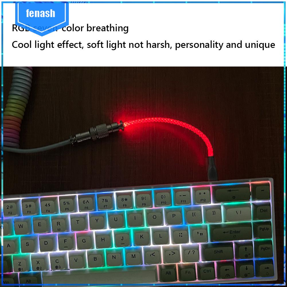 ✪Dây Cáp Nối Bàn Phím Cơ RGB 2.8m Type C USB