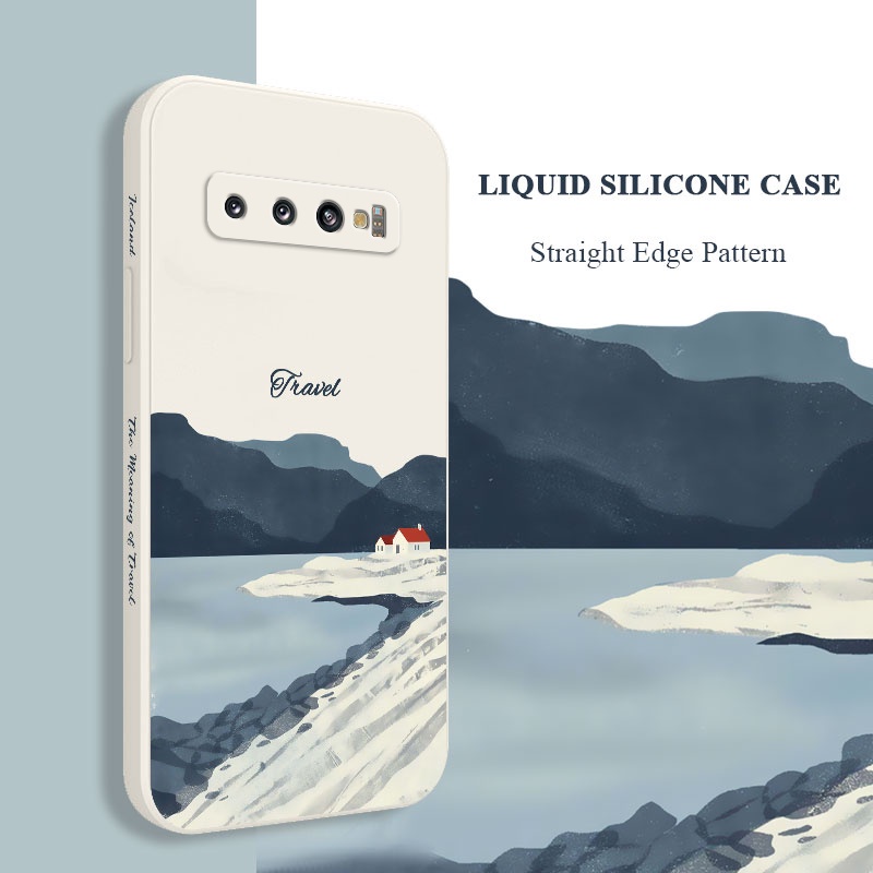 Ốp Điện Thoại Mềm Hình Icelandic Beauty Cho Samsung Galaxy S10 S10E Plus S9 Plus