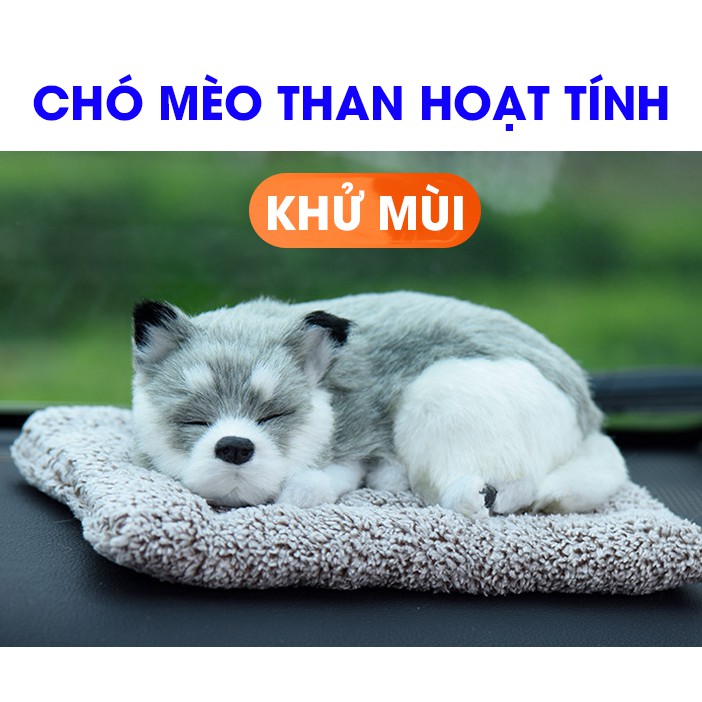 Thú bông lõi than hoạt tính lọc không khí khử mùi, TRANG TRÍ XE HƠI Ô TÔ, GIỐNG THẬT 99% CỰC CUTE