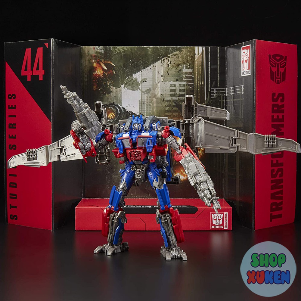 Optimus Prime SS44 Robot Đồ Chơi Biến Hình Transformers Studio Series Leader Class Gồm Thùng Xe Trailer Đi Kèm