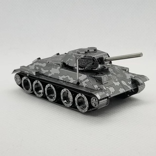 Mô Hình 3D Kim Loại Xe Tăng T-34 Của Liên Xô (chưa ráp)
