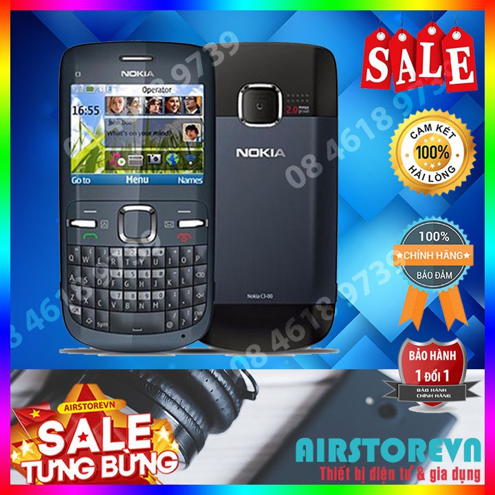 ĐIỆN THOẠI NOKIA C3-00 ZIN TỒN KHO - HÀNG CHÍNH HÃNG