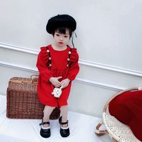 A100 - Váy Nhung Cho Bé Gái Loại Đẹp (10-20kg)