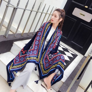 Khăn choàng đi biển thổ cẩm boho S31805