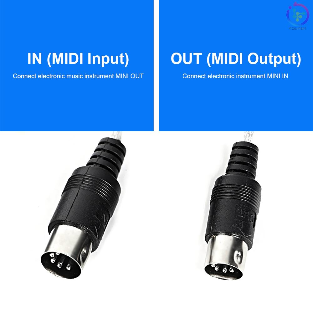 Dây Cáp Usb Midi 5pin Hỗ Trợ Windows Xp Và Windows 7