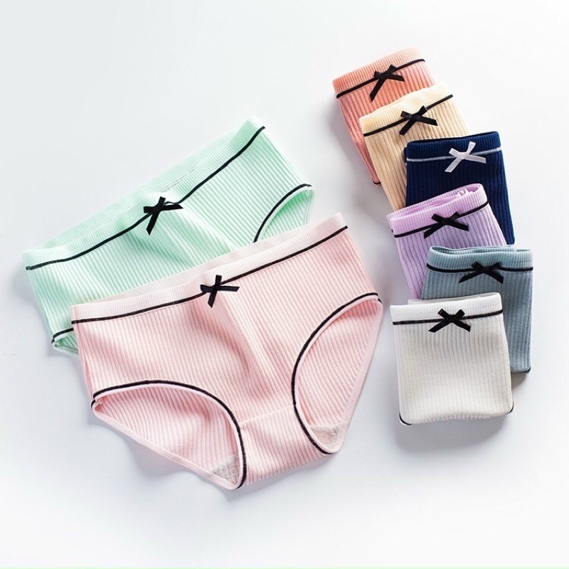 Combo 5 Quần Lót Nữ . Quần Lót Học sinh sinh viên . Chất Liệu Cotton thoáng và thấm hút tốt size 35-65kg.